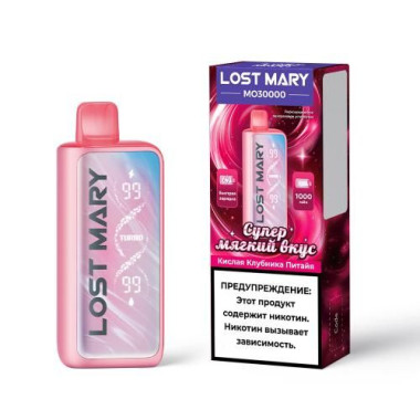 Электронная сигарета Lost Mary MO30000 Кислая Клубника Питайя Электронная сигарета Lost Mary MO30000 Кислая Клубника Питайя