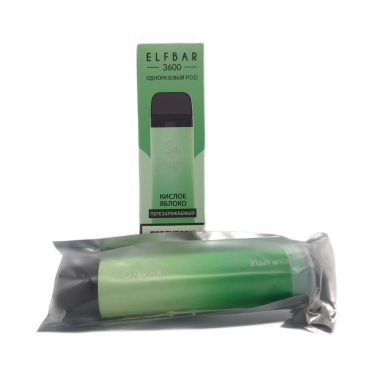ELF BAR 3600 Кислое яблоко ELF BAR 3600 Кислое яблоко