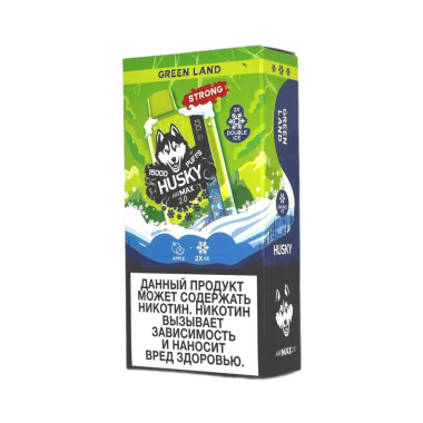 HUSKY AIRMAX 2.0 15000 Strong Зеленое ледяное яблоко HUSKY AIRMAX 2.0 15000 Strong Зеленое ледяное яблоко