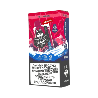 HUSKY AIRMAX 2.0 15000 Strong Ледяной клубнично малиновый смузи