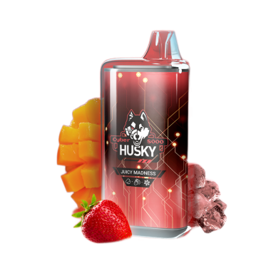 HUSKY CYBER NEW 8000 Манго клубника лёд HUSKY CYBER NEW 8000 Манго клубника лёд