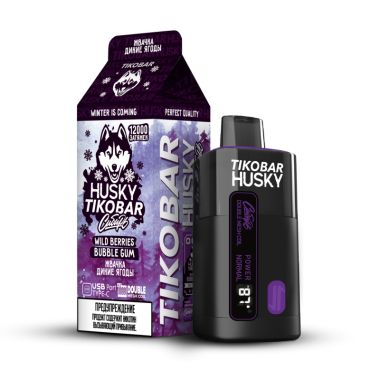 TIKOBAR HUSKY Сибирь 12000 Жвачка, Дикие ягоды TIKOBAR HUSKY Сибирь 12000 Жвачка, Дикие ягоды