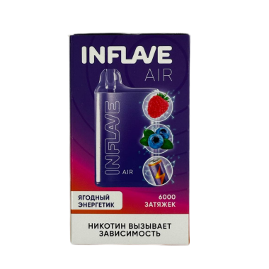 INFLAVE AIR 6000 Ягодный энергетик INFLAVE AIR 6000 Ягодный энергетик