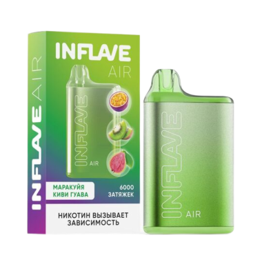 INFLAVE AIR 6000 Маракуйя киви гуава INFLAVE AIR 6000 Маракуйя киви гуава