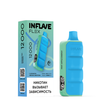INFLAVE FLEX 12000 Яблоко энергетик INFLAVE FLEX 12000 Яблоко энергетик