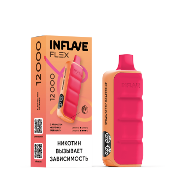 INFLAVE FLEX 12000 Клубника грейпфрут