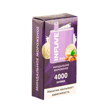 INFLAVE MAX 4000 Миндальное мороженое INFLAVE MAX 4000 Миндальное мороженое