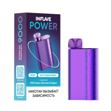 INFLAVE POWER 9000 Мятные лесные ягоды INFLAVE POWER 9000 Мятные лесные ягоды