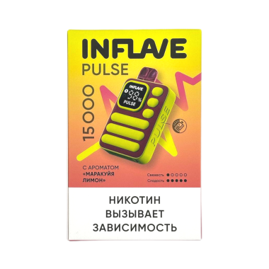 INFLAVE PULSE 15000 Маракуйя лимон INFLAVE PULSE 15000 Маракуйя лимон
