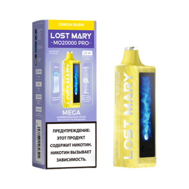 Lost Mary MO 20000 PRO Лимон, Лайм Lost Mary MO 20000 PRO Лимон, Лайм