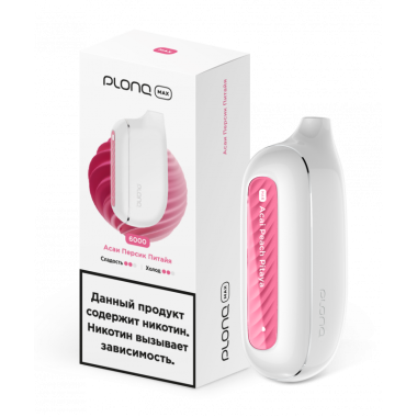 Plonq MAX 6000 Питайя, Персик, Асаи Plonq MAX 6000 Питайя, Персик, Асаи