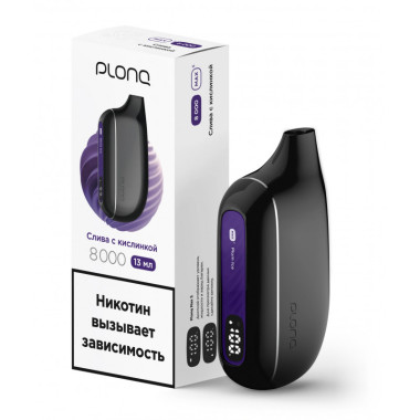 Plonq MAX SMART 8000 Слива с Кислинкой Plonq MAX SMART 8000 Слива с Кислинкой